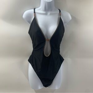 Black One-Piece Swimsuit